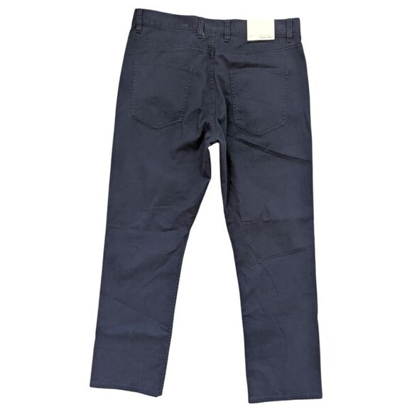 Hawker Rye Essential Wash Stretch Straight Fit Chino Navy Men's 34x30 NWT - Picture 6 of 11